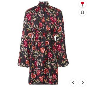 A.L.C Women's Black and Pink Dress